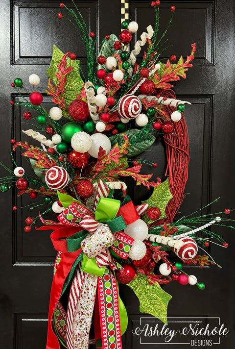 Have A Magical Christmas Oval Wreath