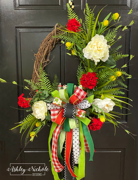 Strawberry Shortcake Oval Wreath