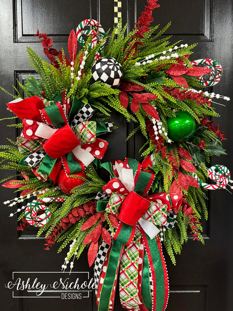 We Wish you a Merry Christmas Wreath