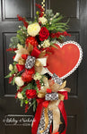 Lacey Valentine Wreath - Red Version