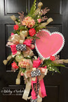 Lacey Valentine Wreath - Pink Version
