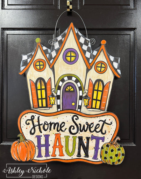 Home Sweet Haunt Door Hanger (UV Printed)