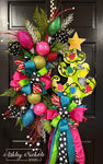 Christmas Tree Wreath - Colorful & Funky