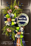 Professional Football Sign Wreath - CHOOSE from 26 TEAMS