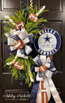 Professional Football Sign Wreath - CHOOSE from 26 TEAMS