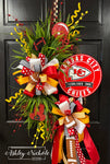 Professional Football Sign Wreath - CHOOSE from 26 TEAMS