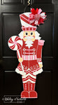 Nutcracker - Pink & Red Candy - Door Hanger - OVERSIZED