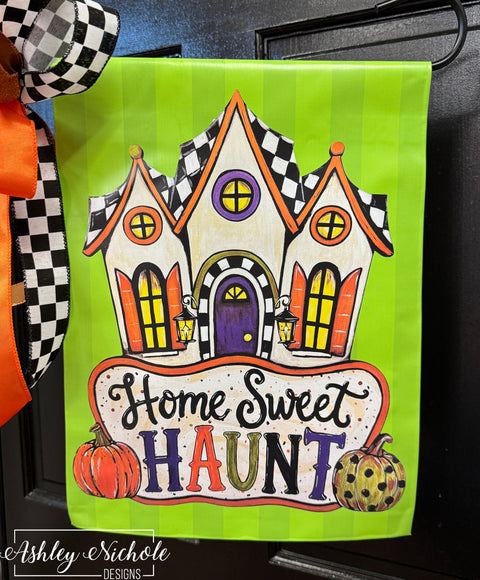 Home Sweet Haunt - Vinyl Garden Flag
