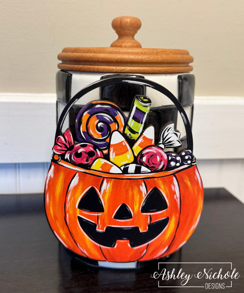 Sweet & Spooky Candy Bucket - Mini Piece (Magnet/Velcro)