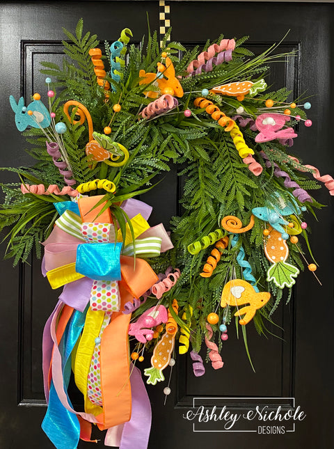 Happy Easter Celebration Wreath