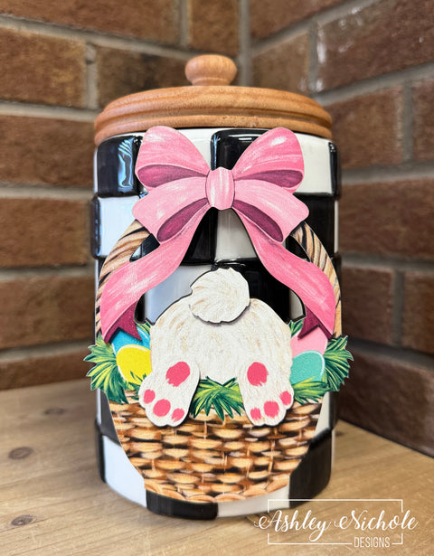 Bunny - Cottontail Cutie - Easter - Mini Piece (Magnet/Velcro)