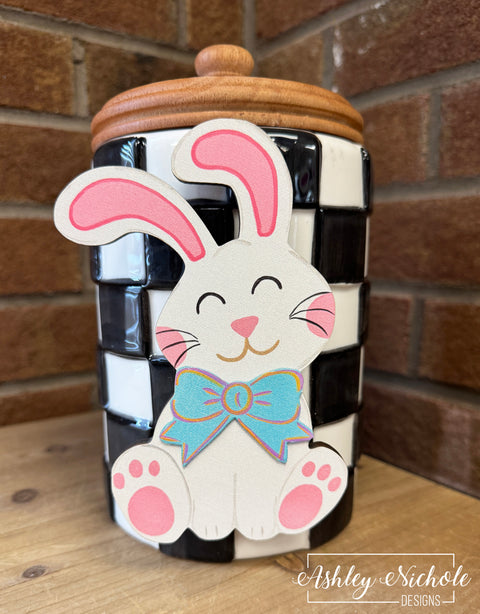 Bunny - Cute as a Button - Easter - Mini Piece (Magnet/Velcro)