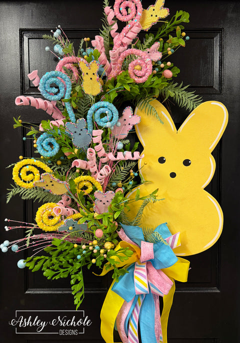 Sweet Peep Easter Wreath