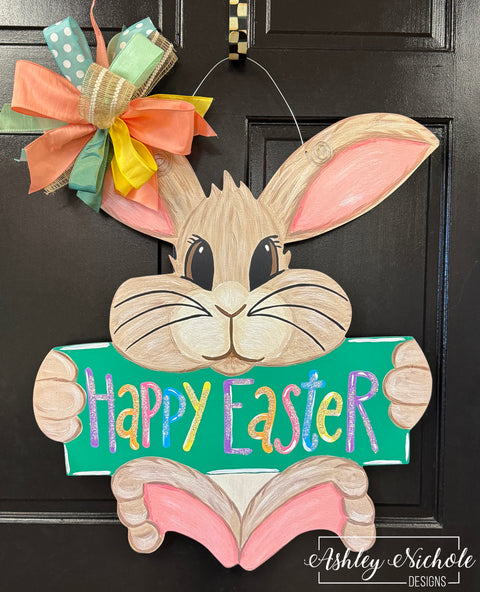Sweet Cheeks Easter Bunny Door Hanger (UV PRINTED Only)