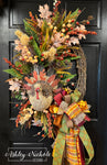 Not for your Table Turkey Fall Wreath