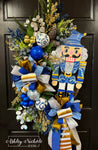 The Royal Chinoiserie Nutcracker Christmas Wreath