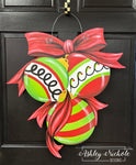 Cluster of Christmas Ornaments - Door Hanger (UV PRINTED Only)