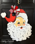 READY TO SHIP - Santa Claus - Nostalgic Christmas - Door Hanger (UV PRINTED Only)