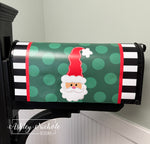 Santa - Tall Hat Traditional - Magnetic Vinyl Mailbox Cover