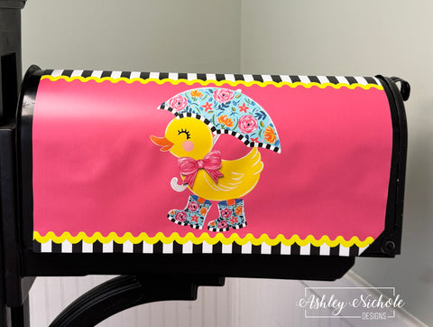 Petals & Puddles - Magnetic Vinyl Mailbox Cover