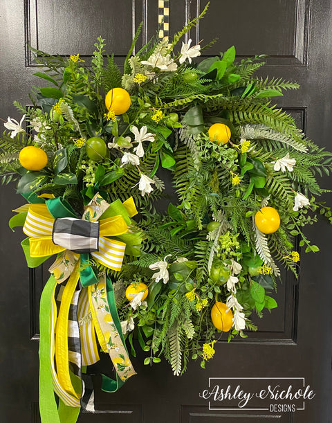 Lemon & Lime Tart Wreath