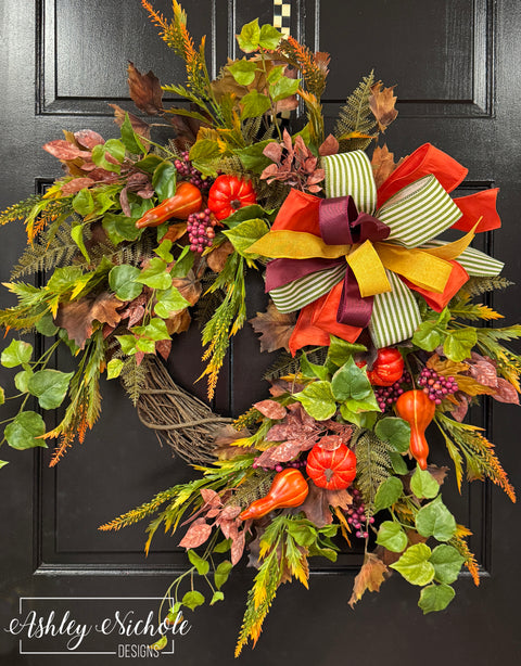 Autumn Splendor Round Wreath