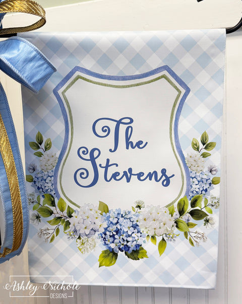 Southern Garden Hydrangeas - Vinyl Garden Flag