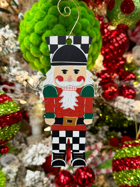 Regal Nutcracker - Wooden Christmas Ornament