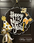 It's Party Time! - New Year Sign Door Hanger