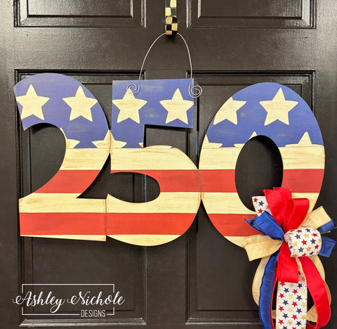Old Glory 250th Celebration - Door Hanger (UV Printed Only)