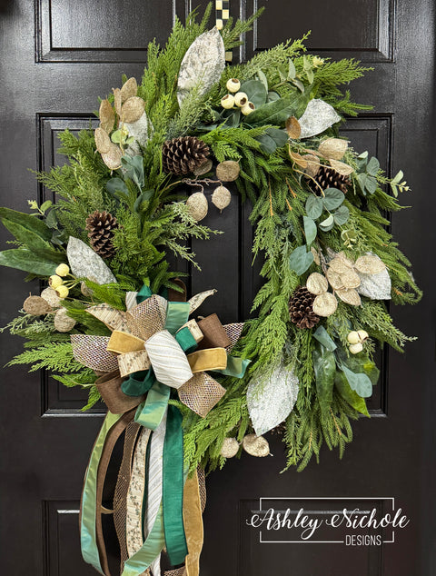 Pinecones & Evergreens Wreath