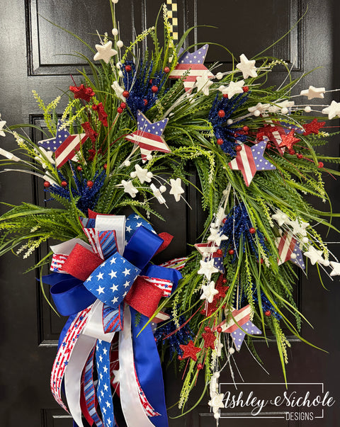 "Oh My Stars" Patriotic Wreath