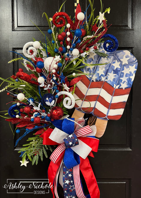 Stars & Stripes Popsicle Wreath