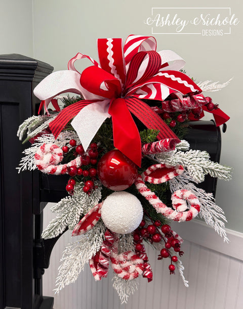 Mailbox Swag - Candy Cane & Peppermint
