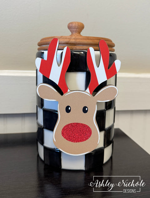 Reindeer  - Mini Piece (Magnet/Velcro)