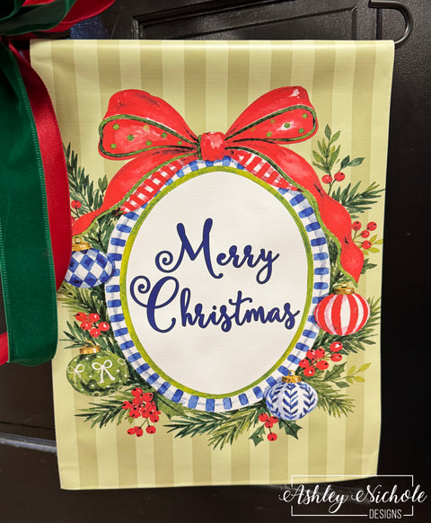 Christmas Charm - Vinyl Garden Flag