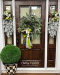 Mixed Winter Greenery Round Wreath