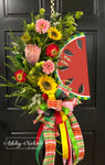 Sweet Red Watermelon & Floral Wreath