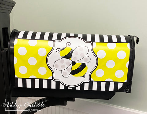 Bumble Bee Magnetic Mailbox Cover
