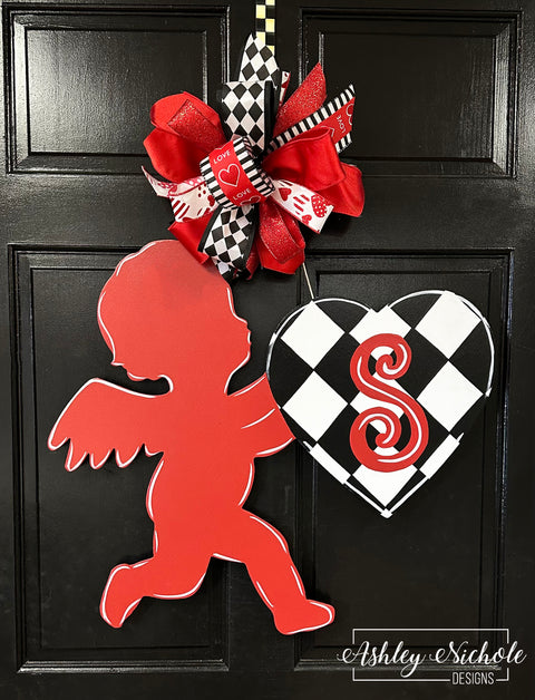 Cupid Valentine Door Hanger