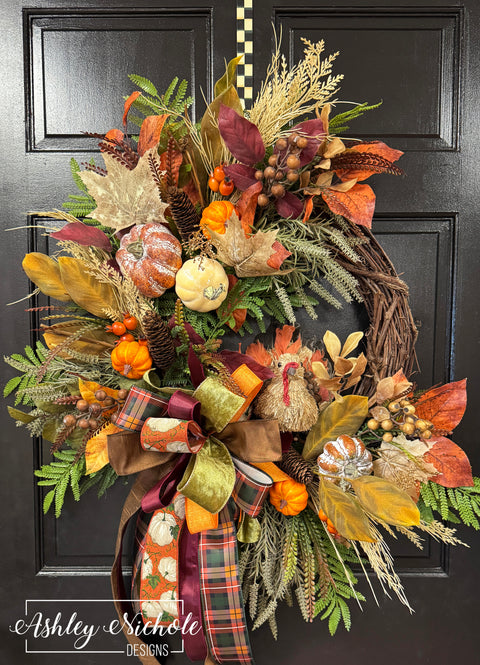Turkey Season Wreath