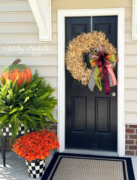Corn Shuck Wreath - Choose from 3 sizes!