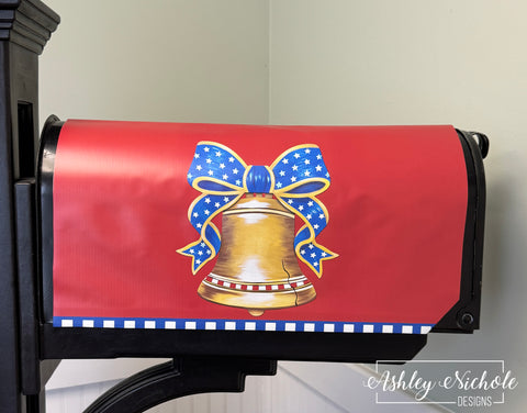 Sweet Land Of Liberty - Patriotic - Magnetic Vinyl Mailbox Cover