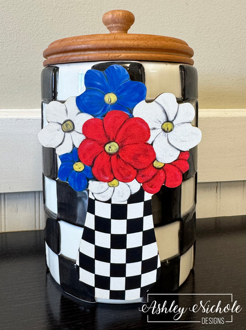 All-American Blooms - Mini Piece (Magnet/Velcro)