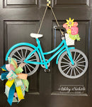 Bicycle Door Hanger - Blue