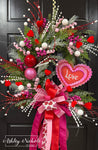 Ric Rac Heart Valentine Wreath