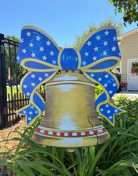 Sweet Land Of Liberty - Patriotic - Corrugated Coroplast Yard Stake