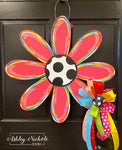 Bright & Cheerful Daisy Door Hanger - Choose your COLOR!