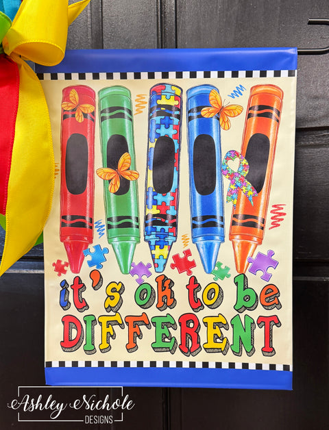 Autism Awareness - Vinyl Garden Flag