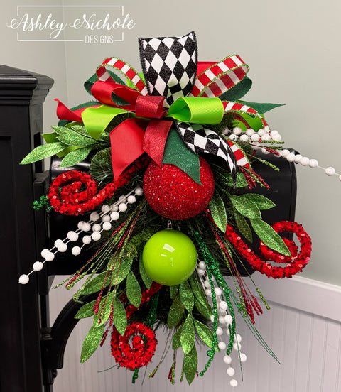 Mailbox Swag - Holly Jolly Whimsical Christmas